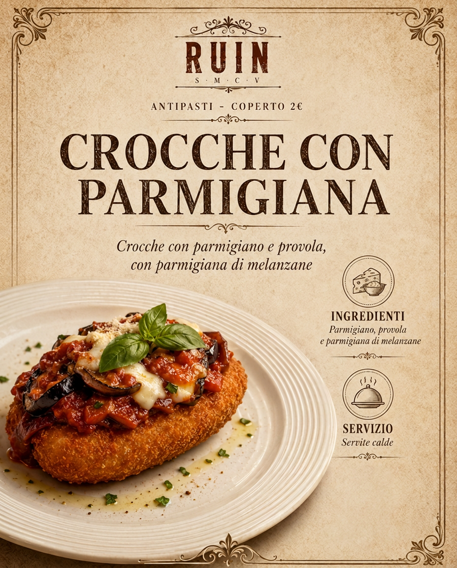 CROCCHE CON PARMIGIANA