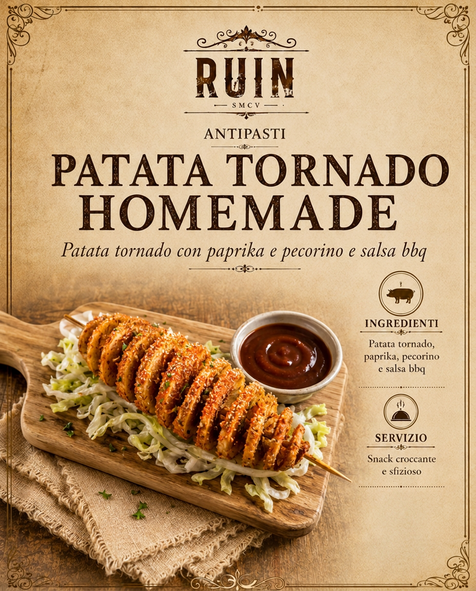 PATATA TORNADO HOMEMADE